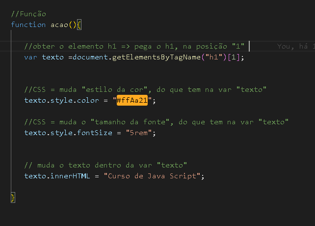 print do código