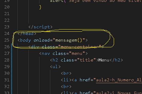 print do código