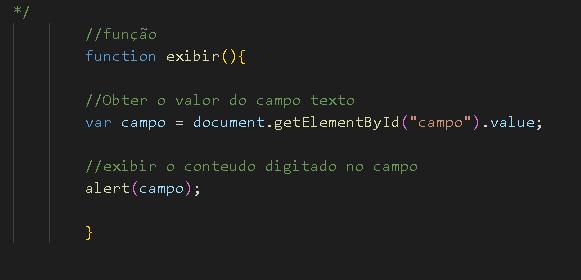 print do código