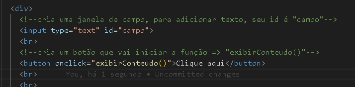 print do código